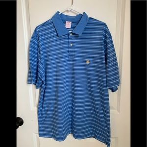 Brooks Brothers blue striped polo shirt, sz XL